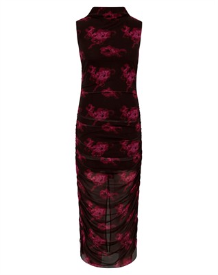 Esthe-M Kjole - Dark Florella Print